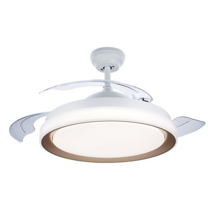 Philips-LED Плафониера с вентилатор LED/35W/230V 5500/4000/2700K + дистанционно управление златист