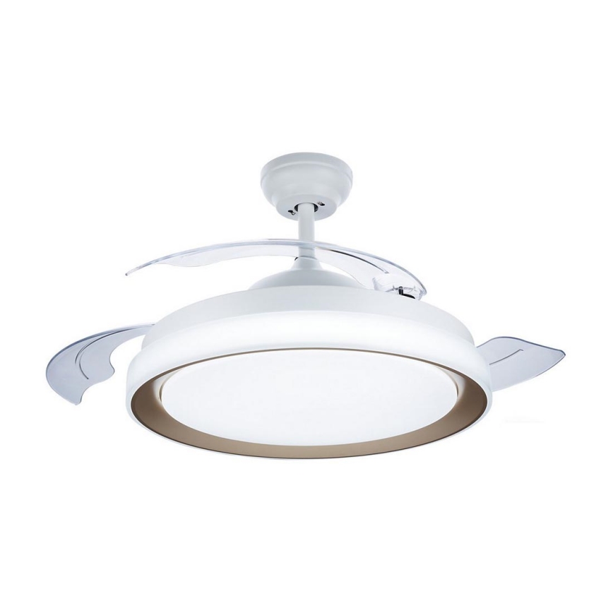 Philips-LED Плафониера с вентилатор LED/35W/230V 5500/4000/2700K + дистанционно управление златист