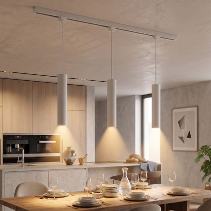Philips - LED димируема люстра на кабел за шинна система EASYLINK 3xGU10/6,2W/230V 2200-2700K 1m бяла