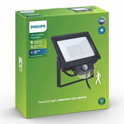 Philips - LED Прожектор със сензор DECOFLOOD LED/20W/230V IP65