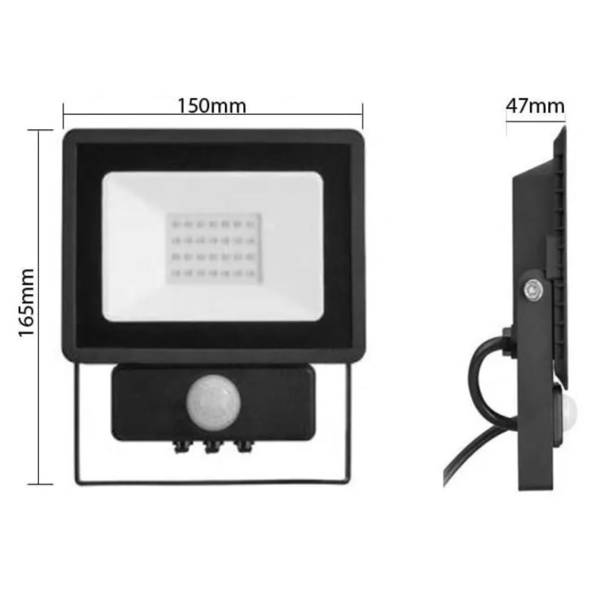 Philips - LED Прожектор със сензор DECOFLOOD LED/20W/230V IP65