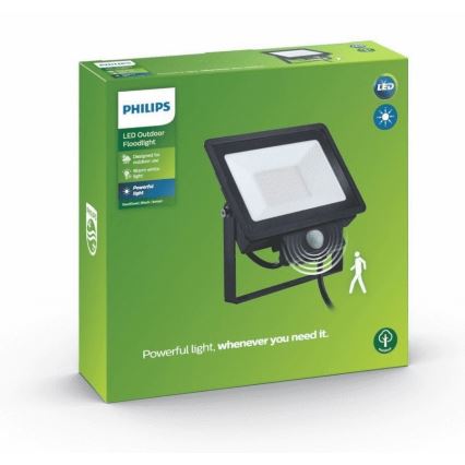 Philips - LED Прожектор със сензор DECOFLOOD LED/50W/230V IP65 CRI 90