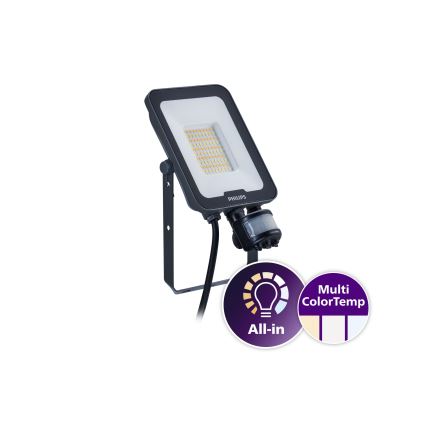 Philips - LED прожектор със сензор за движение и сумрак LEDINAIRE ALL-IN LED/30W/230V 3000/4000/6500K IP65