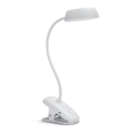 Philips - LED регулируема лампа с клип DONUTCLIP LED/3W/5V 1200 mAh CRI 90 бяла