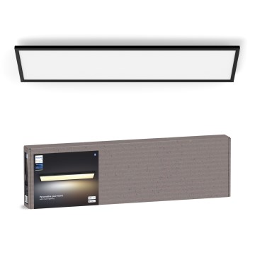 Philips - LED регулируемо таванно осветително тяло Hue AURELLE LED/39W/230V 2200-6500K 120x30 см черно