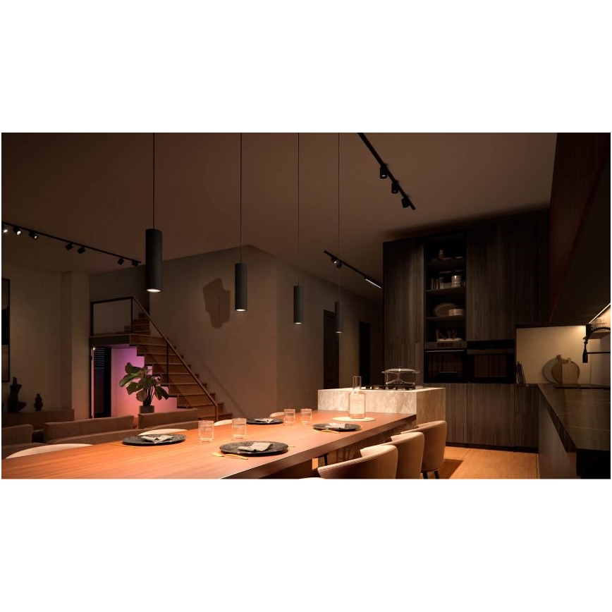 Philips - LED RGB Полилей на кабел с възможност за димиране за шинната система Hue PERIFO LED RGB/5,2W/24V 2000-6500K