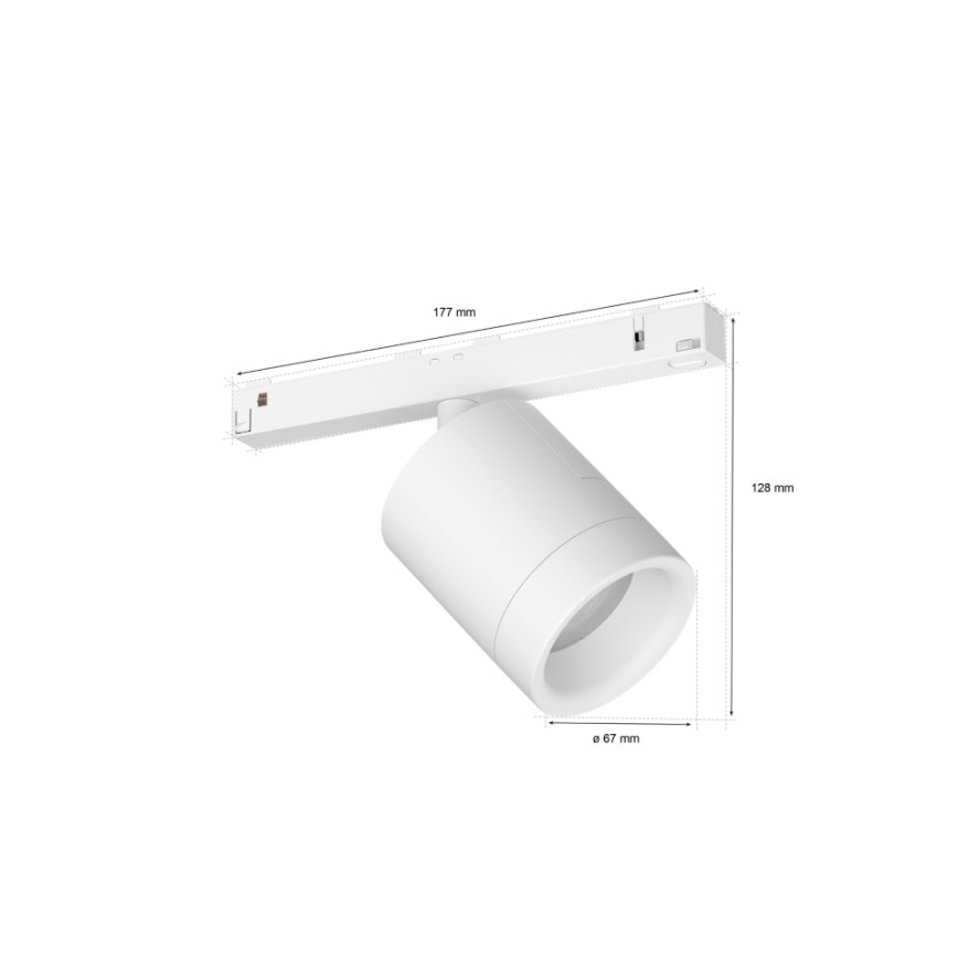 Philips - LED RGB Димируем спот за релсова система Hue PERIFO LED RGB/5,2W/24V 2000-6500K