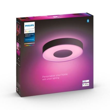 Philips - LED RGB Димируема лампа Hue INFUSE LED/33,5W/230V 2000-6500K Ø 381 мм черна