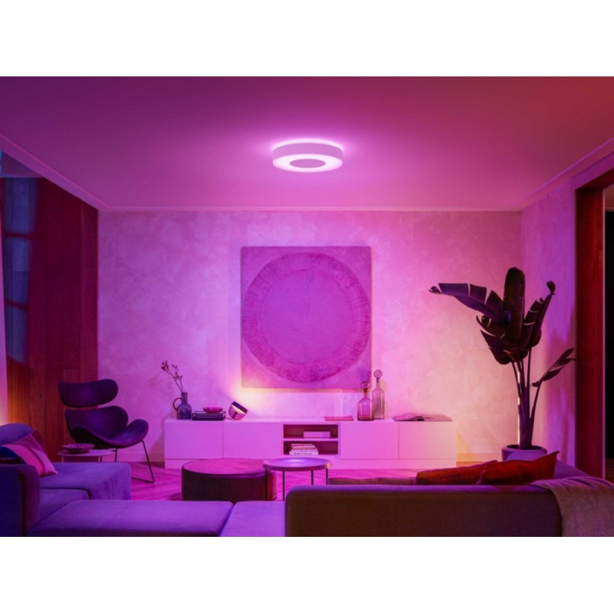 Philips - LED RGB Димируема лампа Hue INFUSE LED/52,5W/230V 2000-6500K Ø 425 мм бяла