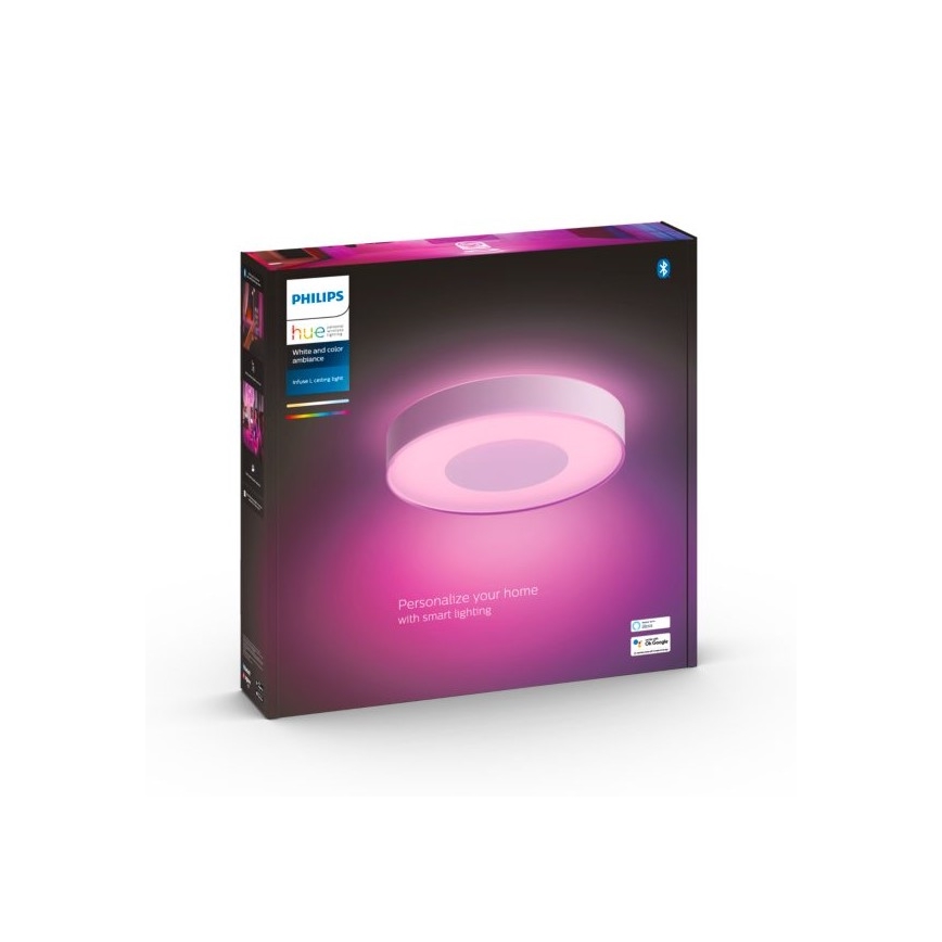 Philips - LED RGB Димируема лампа Hue INFUSE LED/52,5W/230V 2000-6500K Ø 425 мм бяла