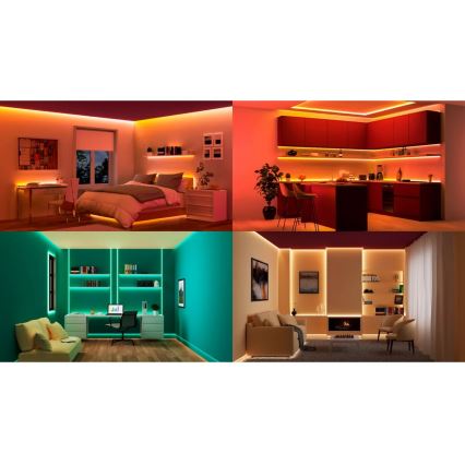 Philips -LED RGB Димируема лента SMART STRIP 15m LED/20W/230V 2200-6500K Wi-Fi