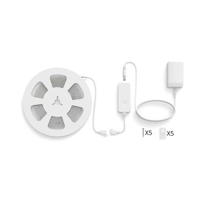 Philips -LED RGB Димируема лента SMART STRIP 15m LED/20W/230V 2200-6500K Wi-Fi
