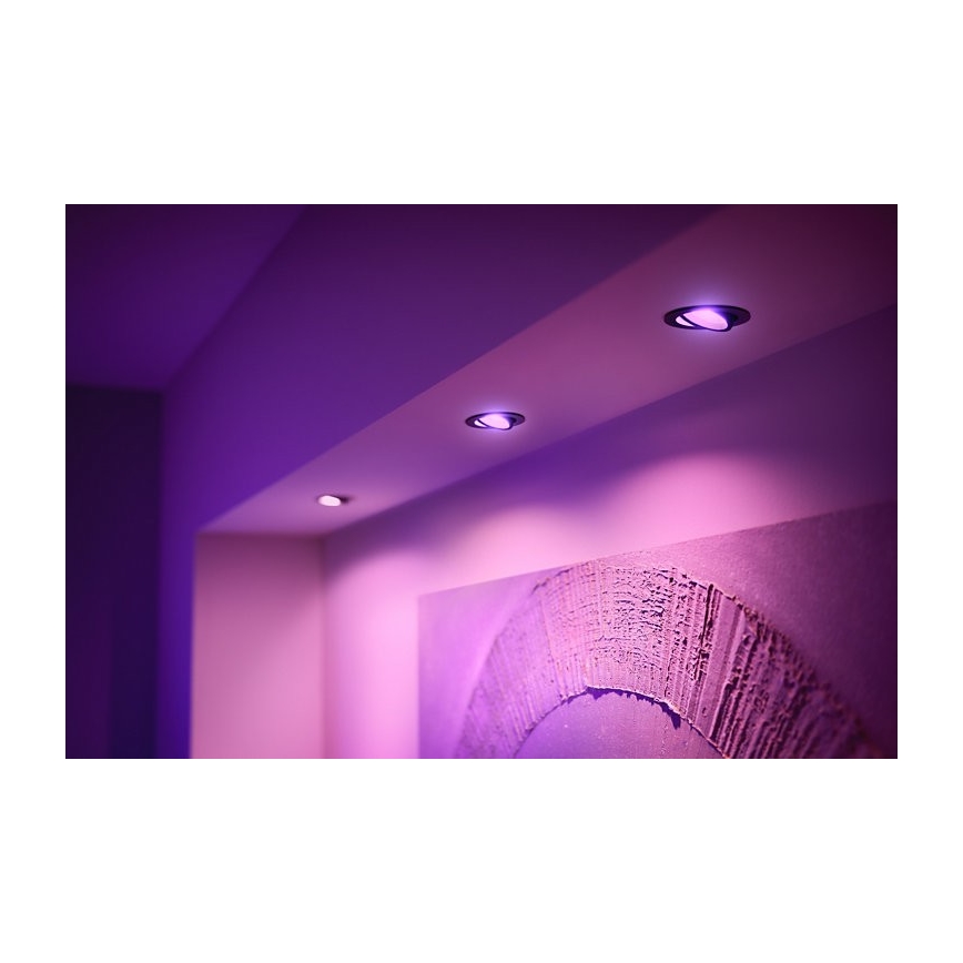 Philips - LED RGB Димируема луничка Hue CENTURA 1xGU10/5,7W/230V 2000-6500K
