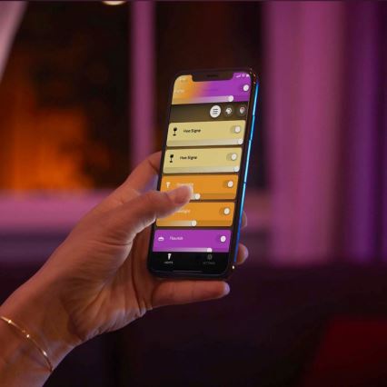 Philips - LED RGB Димируема настолна лампа Hue BLOOM 1xLED/7,1W/230V