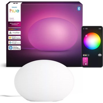Philips - LED RGB димируема настолна лампа Hue FLOURISH White And Color Ambiance 1xE27/8,1W/230V 1000-20000K