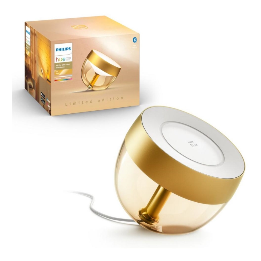 Philips - LED RGB Димируема настолна лампа Hue IRIS LED/8,2W/230V 2000-6500K златиста