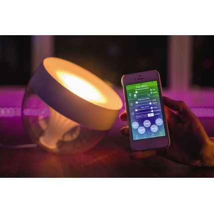 Philips - LED RGB Димируема настолна лампа Hue IRIS LED/8,2W/230V 2000-6500K бяла