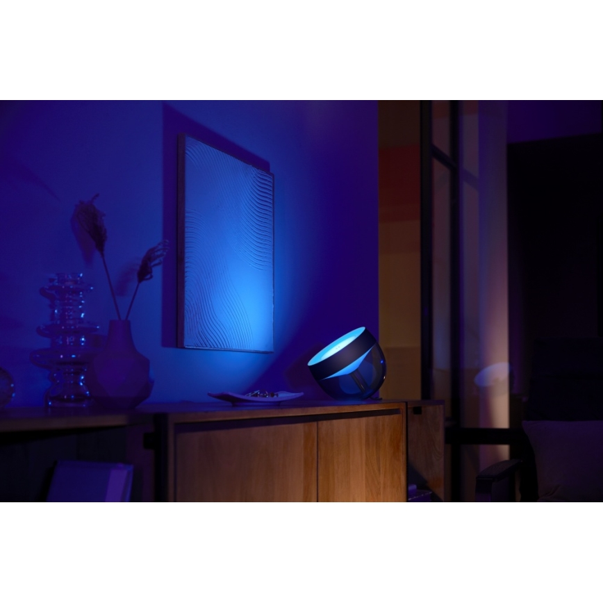 Philips - LED RGB Димируема настолна лампа Hue IRIS LED/8,2W/230V 2000-6500K черна