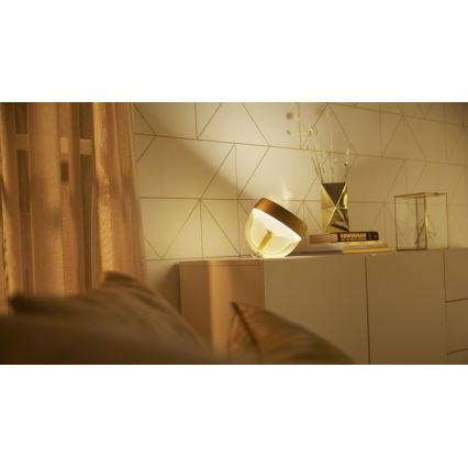 Philips - LED RGB Димируема настолна лампа Hue IRIS LED/8,2W/230V 2000-6500K златиста