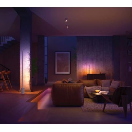 Philips - LED RGB Димируема настолна лампа Hue SIGNE LED/12W/230V 2000-6500K бяла