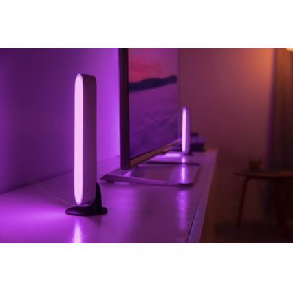 Philips - LED RGB Димируема настолна лампа Hue PLAY SINGLE PACK White And Color Ambiance LED/6W/230V бяла