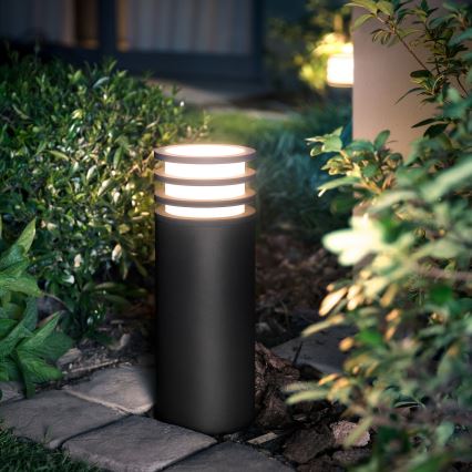 Philips - LED RGB димируема външна лампа Hue LUCCA 1xE27/8,1W/230V 25 cm 1000-20000K IP44