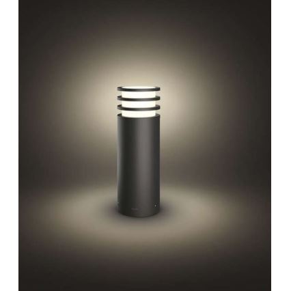 Philips - LED RGB димируема външна лампа Hue LUCCA 1xE27/8,1W/230V 25 cm 1000-20000K IP44