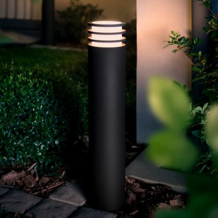 Philips - димируема RGB LED външна лампа Hue LUCCA 1xE27/8,1W/230V 77 cm 1000-20000K IP44