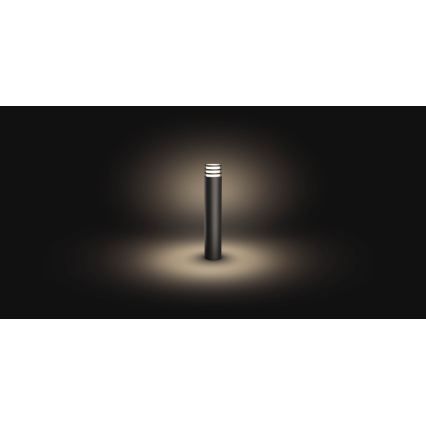 Philips - димируема RGB LED външна лампа Hue LUCCA 1xE27/8,1W/230V 77 cm 1000-20000K IP44