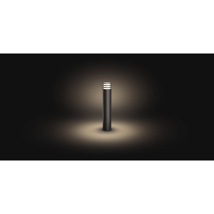 Philips - димируема RGB LED външна лампа Hue LUCCA 1xE27/8,1W/230V 77 cm 1000-20000K IP44