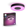 Philips - LED RGB регулируемо таванно осветително тяло Hue INFUSE LED/33,5W/230V 2000-6500K диаметър 381 мм черно