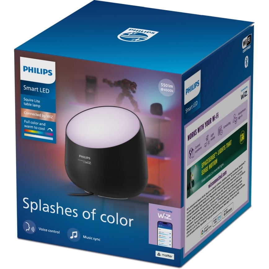 Philips - LED RGB+TW Умна димируема настолна лампа LED/9W/230V 2200-6500K Wi-Fi