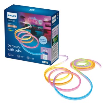 Philips - LED RGBIC димируема лента SMART NEON FLEX 10m LED/45W/230V 2700-6500K Wi-Fi