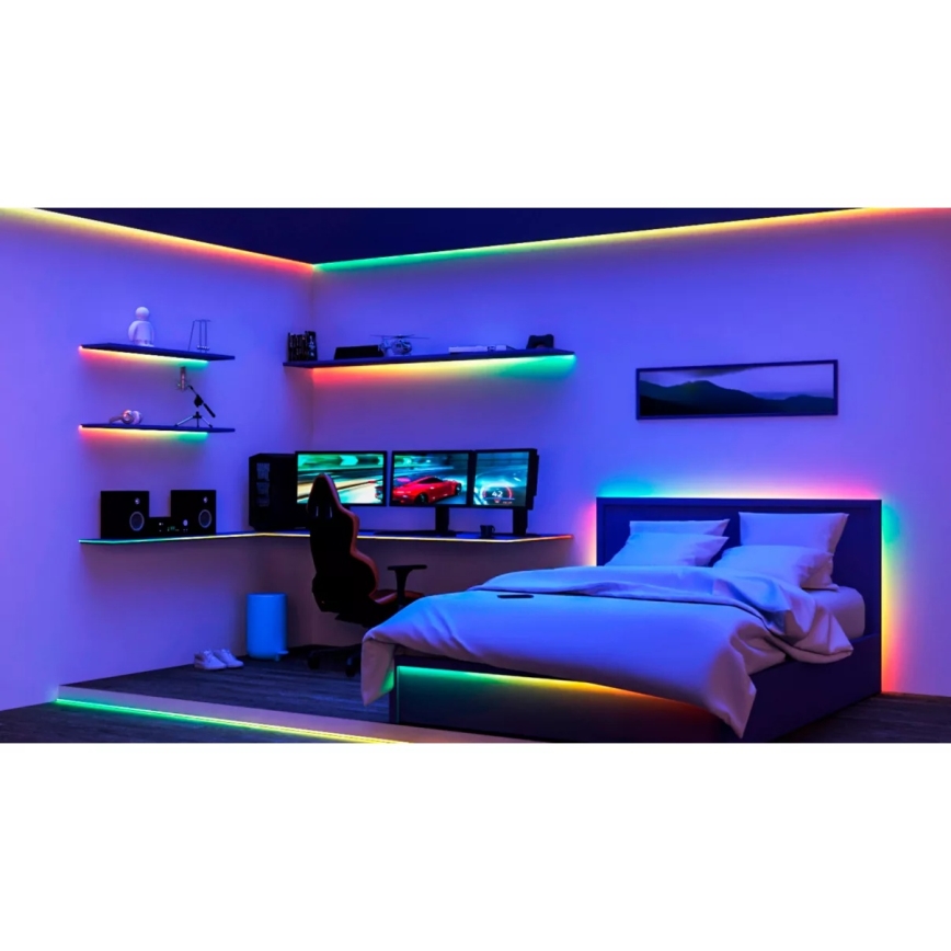 Philips - LED RGBIC димируема лента SMART STRIP 20m LED/36W/230V 2700-6500K Wi-Fi