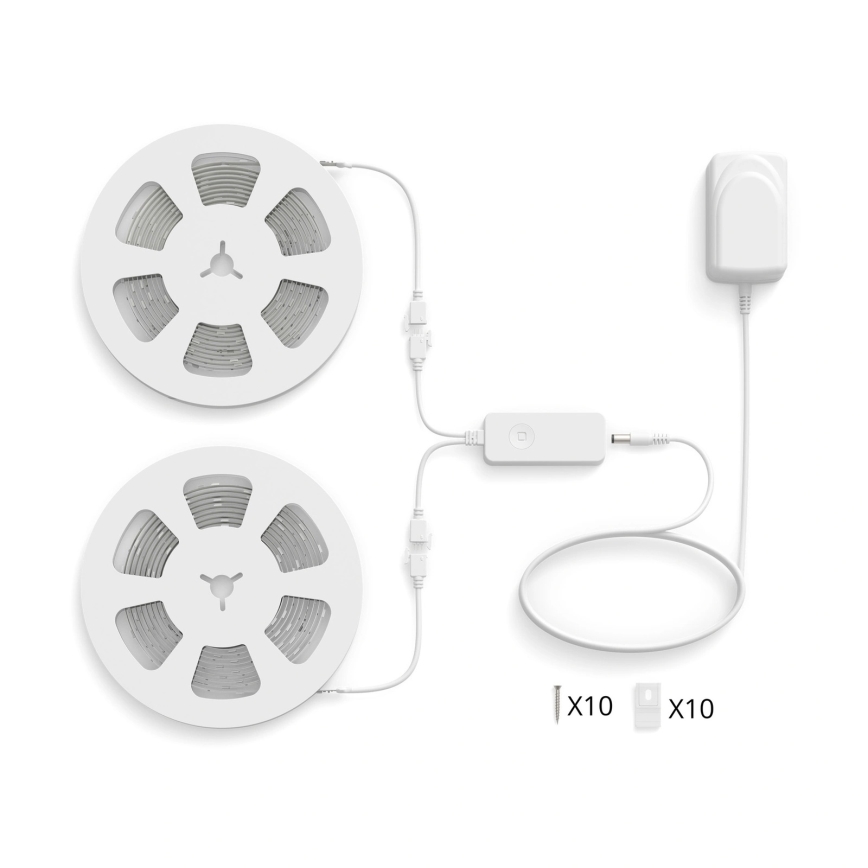 Philips - LED RGBIC димируема лента SMART STRIP 2x5m LED/21W/230V 2700-6500K Wi-Fi