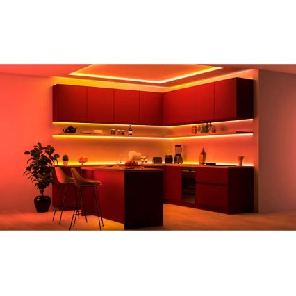Philips - LED RGBIC димируема лента SMART STRIP 4m LED/12W/230V 2700-6500K Wi-Fi