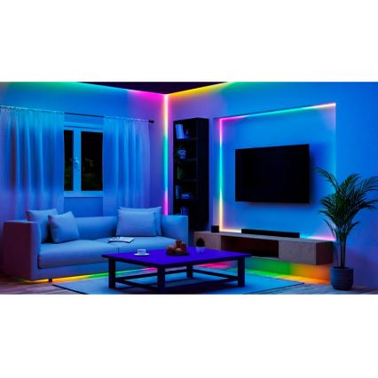 Philips - LED RGBIC димируема лента SMART STRIP 4m LED/12W/230V 2700-6500K Wi-Fi