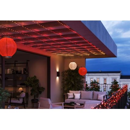 Philips - LED RGBW Димируем екстериорен верига HUE WHITE AND COLOR AMBIANCE 250xLED 24,4 м 2000-6500K IP54