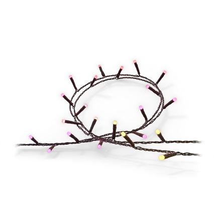 Philips - LED RGBW Димируем екстериорен верига HUE WHITE AND COLOR AMBIANCE 500xLED 44,4 м 2000-6500K IP54