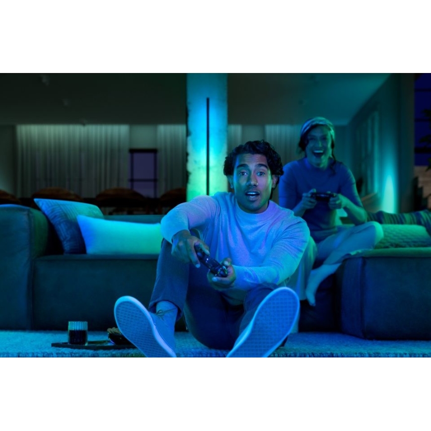 Philips - LED RGBW Димируем лампион Hue SIGNE LED/29W/230V 2000-6500K черен