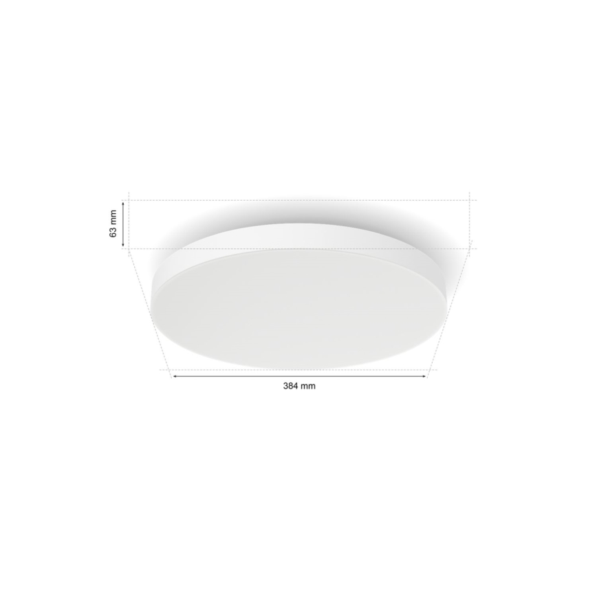 Philips - LED RGBW Димируем плафон Hue DATURA LED/48W/230V 2000-6500K