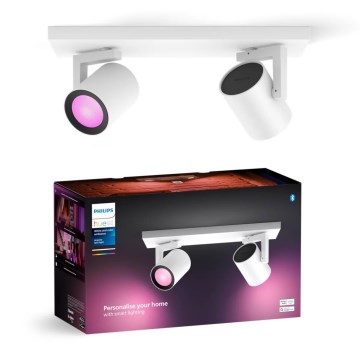 Philips - LED RGBW Димируем спот Hue ARGENTA 2xGU10/4,2W/230V 2000-6500K