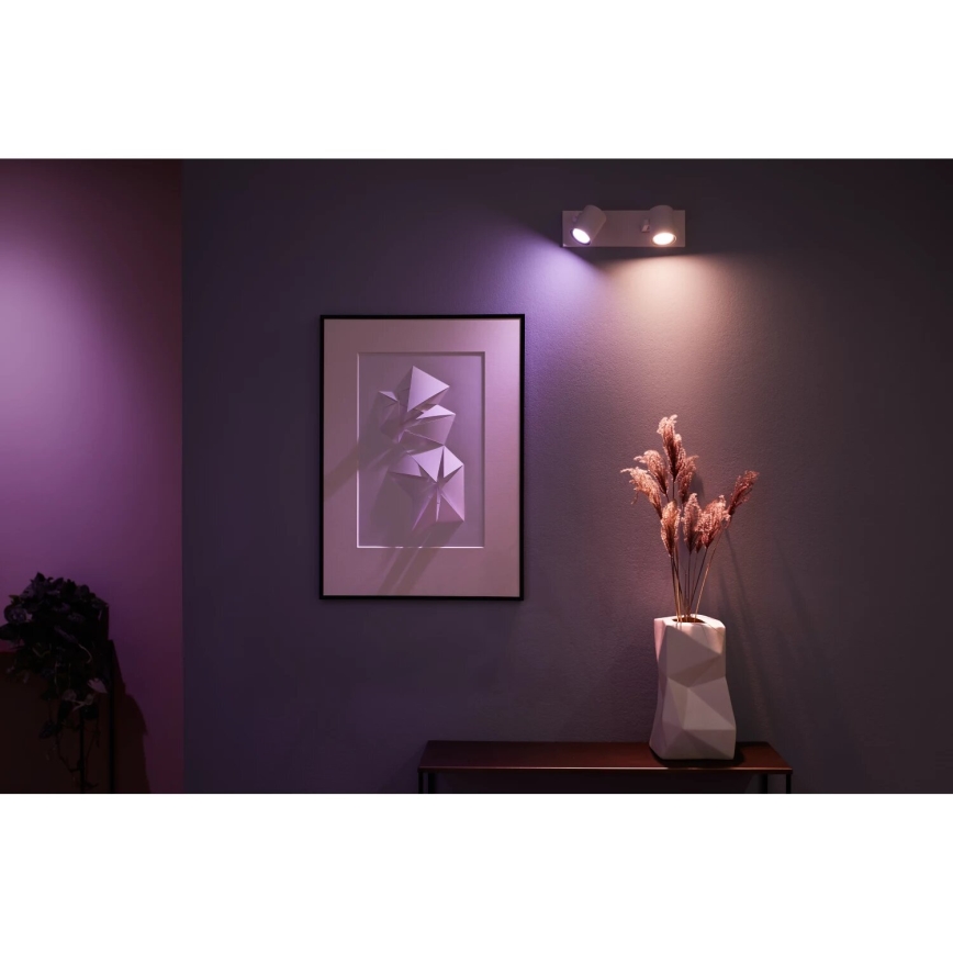 Philips - LED RGBW Димируем спот Hue ARGENTA 2xGU10/4,2W/230V 2000-6500K