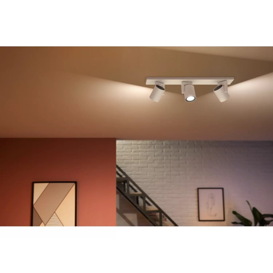 Philips - LED RGBW Димируем спот Hue ARGENTA 3xGU10/4,2W/230V 2000-6500K