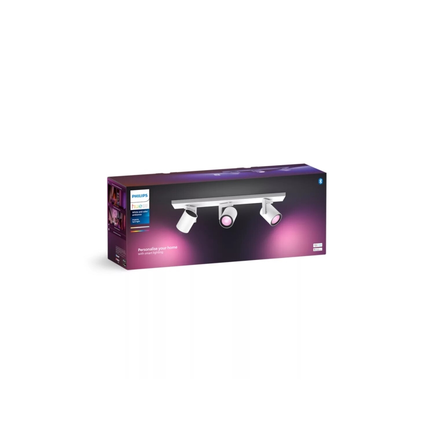 Philips - LED RGBW Димируем спот Hue ARGENTA 3xGU10/4,2W/230V 2000-6500K