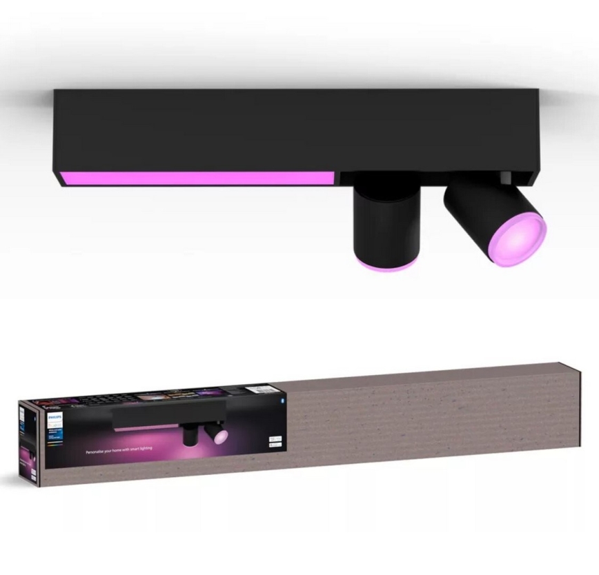 Philips - LED RGBW Димируем спот Hue CENTRIS 2xGU10/4,2W/230V + LED/11W 2000-6500K