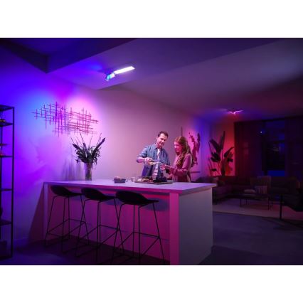 Philips - LED RGBW Димируем спот Hue CENTRIS 2xGU10/4,2W/230V+ LED/11W