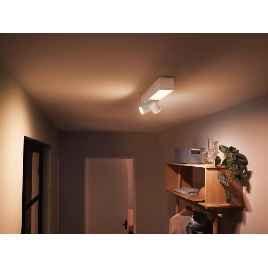 Philips - LED RGBW Димируем спот Hue CENTRIS 2xGU10/4,2W/230V+ LED/11W