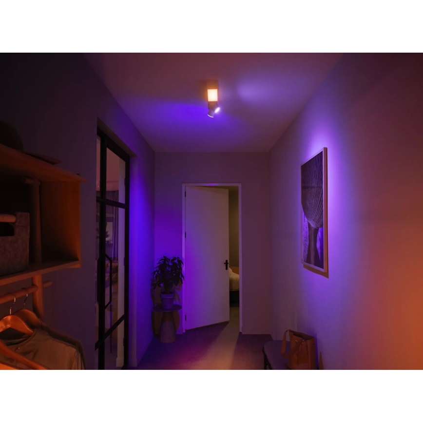 Philips - LED RGBW Димируем спот Hue CENTRIS 2xGU10/4,2W/230V+ LED/11W