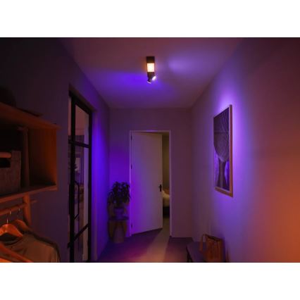 Philips - LED RGBW Димируем спот Hue CENTRIS 2xGU10/4,2W/230V + LED/11W 2000-6500K